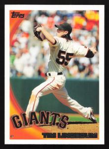 2010 Topps #80 Tim Lincecum San Francisco Giants Card