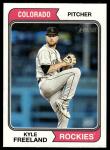 2023 Topps Heritage Kyle Freeland #407 Short Print