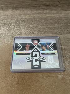 2005 Donruss Elite Nolan Ryan George Brett Card
