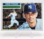 Jorge Posada 2005 Topps Heritage Chrome #THC27