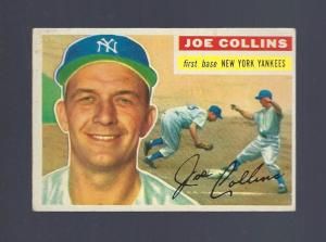 1956 Topps Joe Collins Baseball Card #21