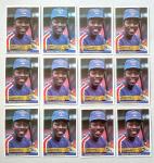 1984 Donruss Mickey Rivers Texas Rangers Card Lot