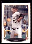 2013 Bowman Gerrit Cole Pirates Rookie Card