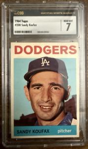 1964 Topps Sandy Koufax Baseball Card #200