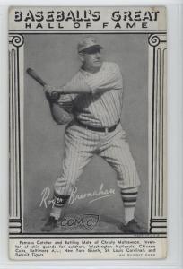 1948 Roger Bresnahan Hall of Fame Baseball Card