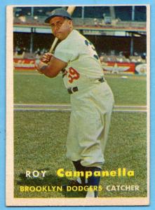 1957 Topps Roy Campanella #210 Brooklyn Dodgers