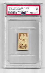 1948 Topps Magic Photo Baseball Hall of Fame Card