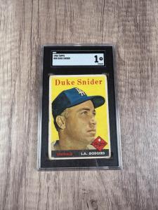 1958 Topps Duke Snider #88 Dodgers Card