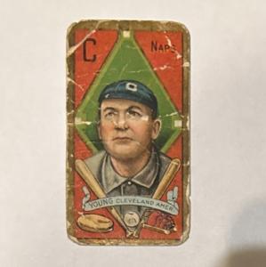 1911 T205 Cy Young Gold Border Baseball Card