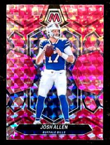 Josh Allen 2024 Panini Mosaic Camo Pink Card