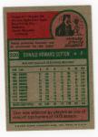 1975 Topps Don Sutton #220 Baseball Card