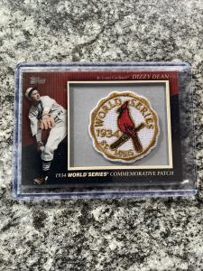 Dizzy Dean 2010 Topps Commemorative Patch Card
