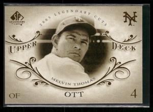 2005 SP Legendary Cuts Mel Ott Card #52