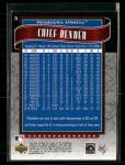 2003 SP Legendary Cuts Chief Bender Card
