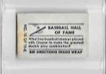 1948 Topps Magic Photo Baseball Hall of Fame Card