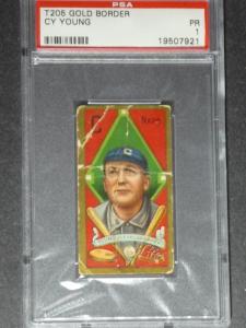 1911 T205 Cy Young Sweet Caporal Gold Card