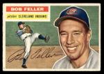 1956 Topps Baseball Bob Feller #200 Card