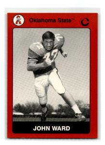 1991 Oklahoma State Cowboys #54 John Ward Card