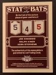 2025 Leaf Lumber Stat Bats Joe DiMaggio Kiner Stephens