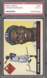 1955 Topps Jackie Robinson #50 Baseball Card