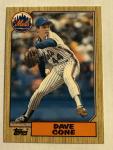 David Cone 1987 Topps Traded Baseball Card