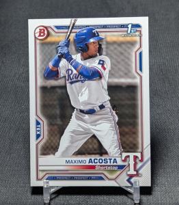 Maximo Acosta 2021 Bowman Rookie Card #BP-7