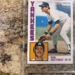 1984 O-Pee-Chee Don Mattingly Rookie Card