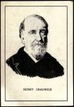 1950 Henry Chadwick Hall of Fame Card