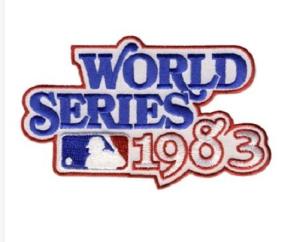 1983 World Series Patch - Orioles Phillies Vintage