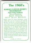 1978 Bobby Richardson NY Yankees Sports Card