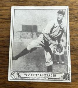 1940 Play Ball Baseball Ol Pete Alexander Card