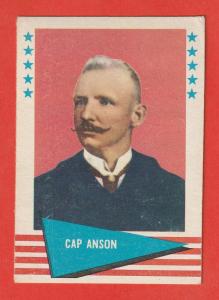 1961 Fleer Cap Anson Chicago Cubs Card #4