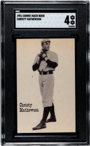 1951 Connie Mack Christy Mathewson SGC 4 Card