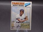 Mickey Rivers 1977 Topps Baseball Card #305