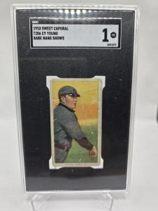 1910 T206 Cy Young Sweet Caporal SGC 1