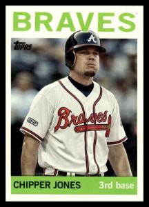 2025 Topps Archives Chipper Jones Braves Card