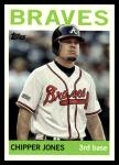 2025 Topps Archives Chipper Jones Braves Card