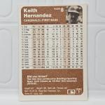 Keith Hernandez 1983 Fleer Baseball Card #8
