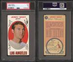 Jerry West 1969 Topps Basketball Card #90 PSA 3