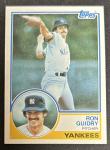 1983 Topps Ron Guidry Yankees Baseball Card #440
