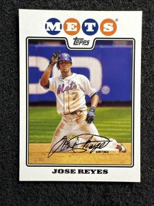 Jose Reyes 2008 Topps Baseball Cards - Buy 10 Get 10 Free