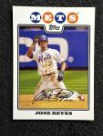 Jose Reyes 2008 Topps Baseball Cards - Buy 10 Get 10 Free