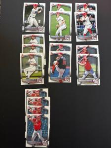 2025 Bowman Draft Team Card Lot - 1st Bowman & Prospects