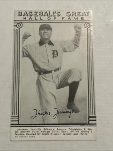 1948 Exhibit Baseball Card Hughie Jennings Tigers
