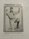 1948 Exhibit Baseball Card Hughie Jennings Tigers