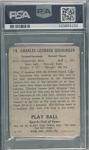 1941 Play Ball Charley Gehringer Card - Tigers