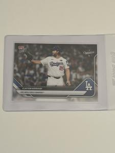 2025 Clayton Kershaw Topps Now Dodgers Card
