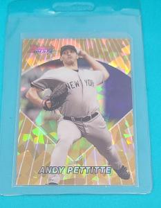 2016 Bowman's Best Atomic Refractor Andy Pettitte Card