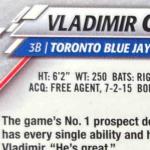 2020 Topps Chrome Vladimir Guerrero Jr. #133 Card