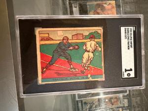 1933 Harold Traynor Pirates Baseball Card SGC 1